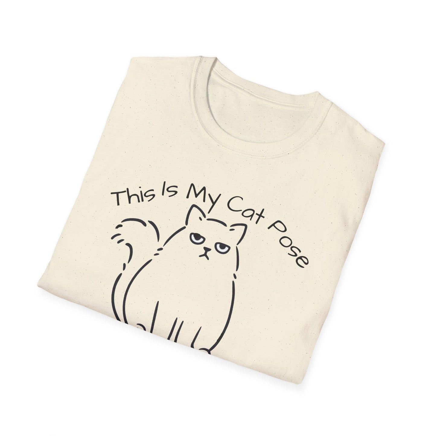 Yoga T Shirt with Cat Pose, Unisex Soft T-Shirt For Woman, Cat Lover T Shirt, Funny Cat T Shirt, Cat Lady T Shirt 10 Colors, Motivational T Shirt