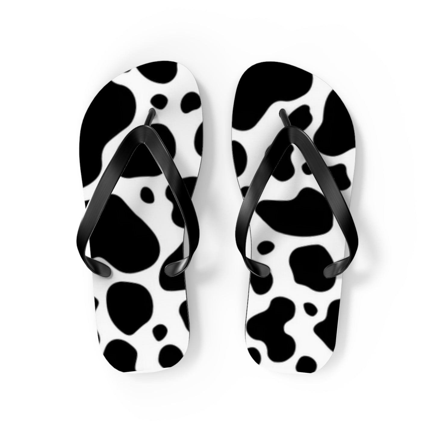 Mens Flip Flops in Dalmatian Print, Fun Sandals for Men, Bachelor Party Flip Flops, Gift for Father, Gift for Dad, Animal Design Sandals